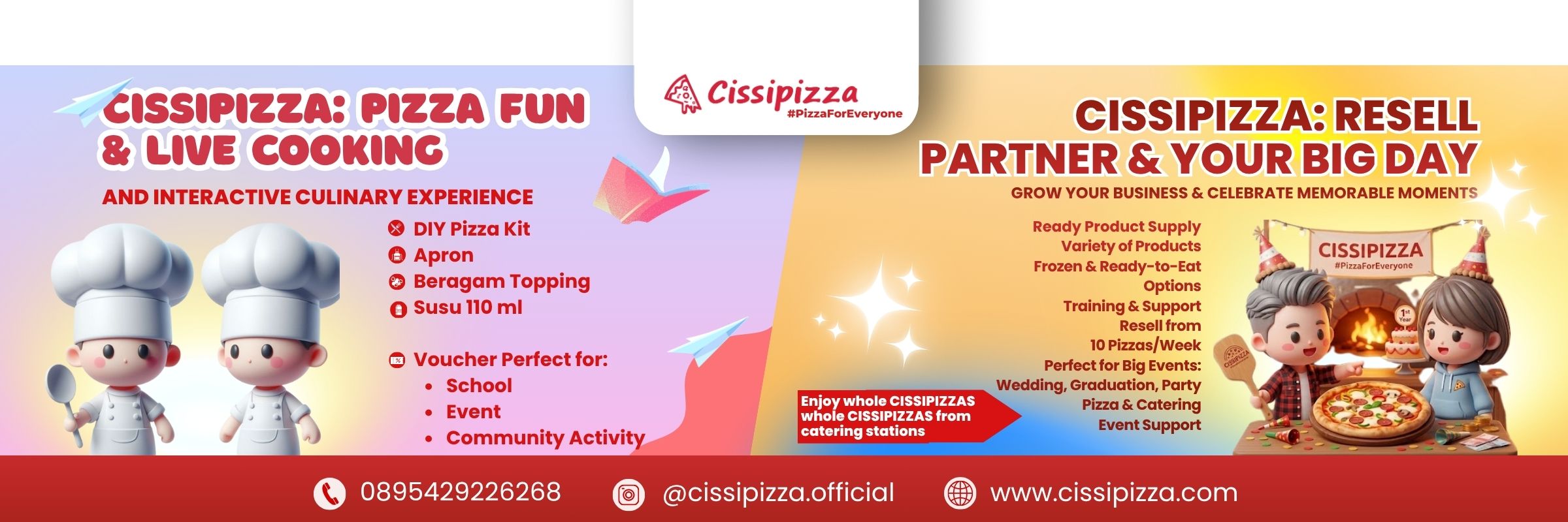 MOMEN SERU BERSAMA CISSIPIZZA